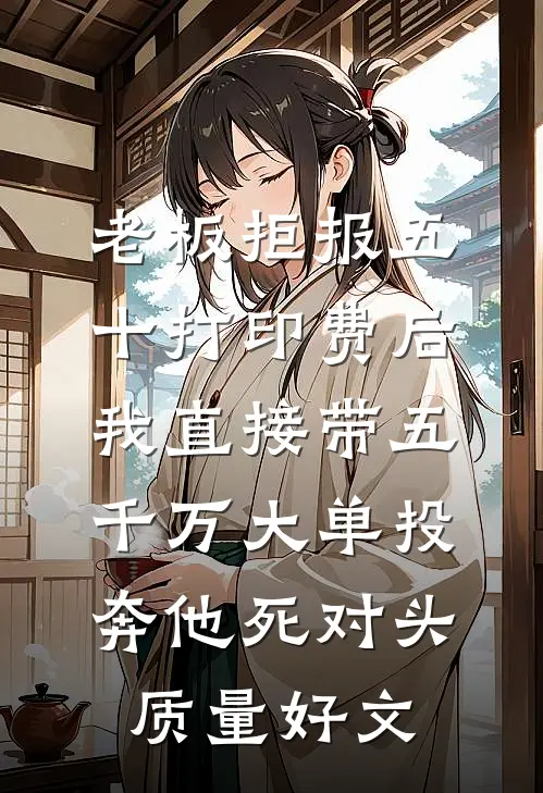 老板拒报五十打印费后，我直接带五千万大单投奔他死对头质量好文