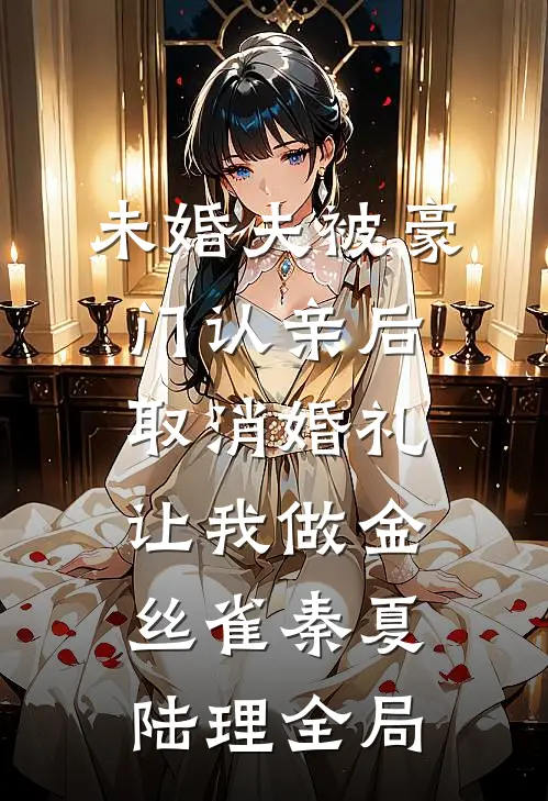 未婚夫被豪门认亲后，取消婚礼让我做金丝雀秦夏陆理全局