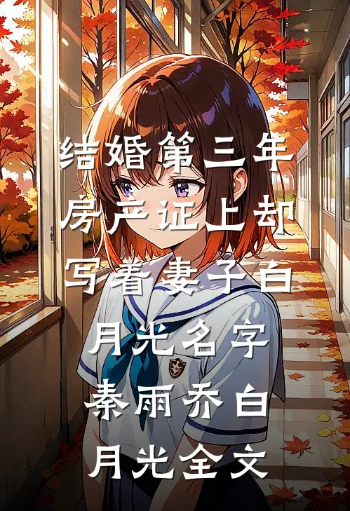 结婚第三年，房产证上却写着妻子白月光名字秦雨乔白月光全文