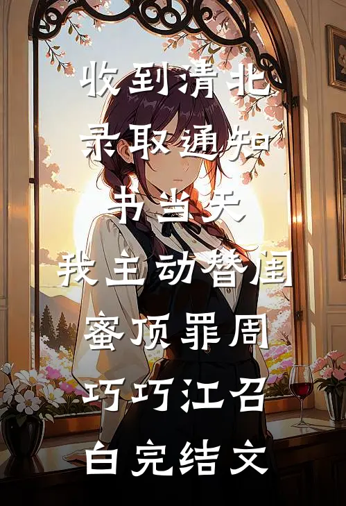 收到清北录取通知书当天，我主动替闺蜜顶罪周巧巧江召白完结文