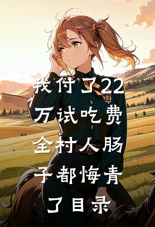 我付了22万试吃费，全村人肠子都悔青了目录