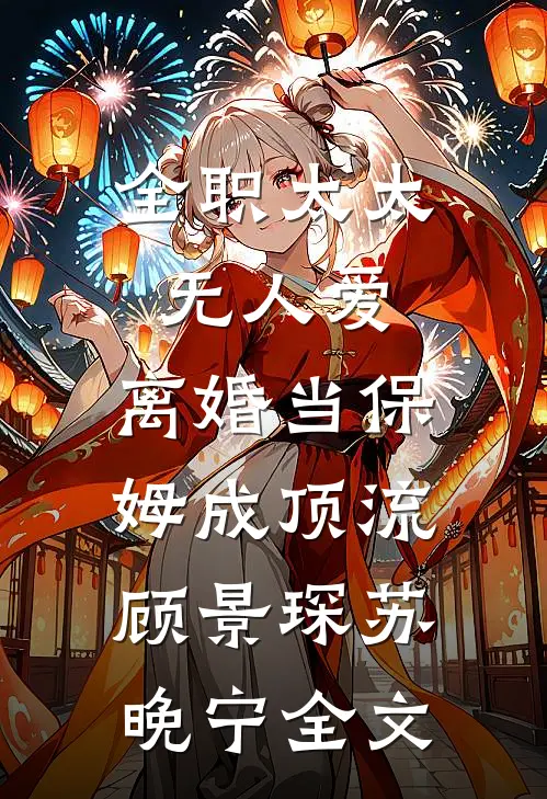 全职太太无人爱，离婚当保姆成顶流顾景琛苏晚宁全文