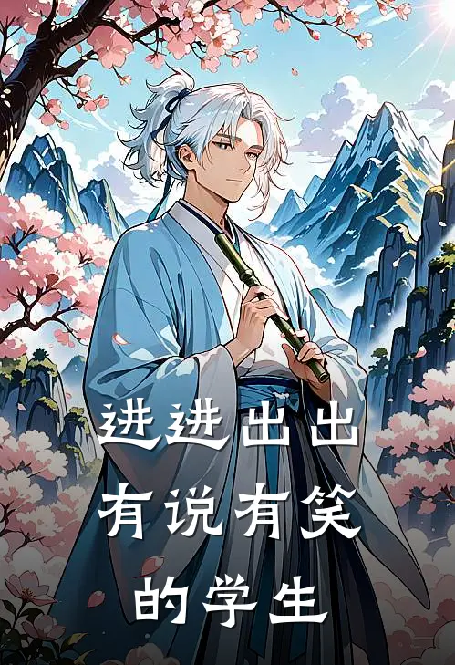 进进出出有说有笑的学生