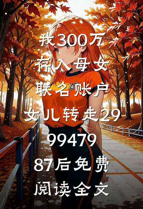 我300万存入母女联名账户，女儿转走2999479.87后免费阅读全文