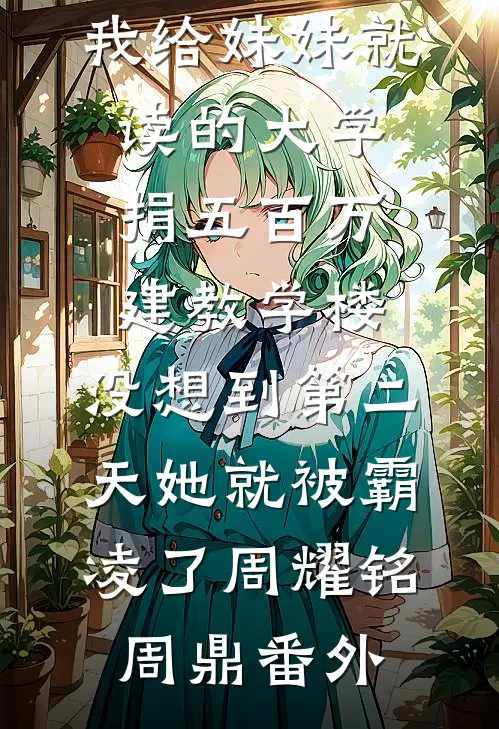 我给妹妹就读的大学捐五百万建教学楼，没想到第二天她就被霸凌了周耀铭周鼎番外