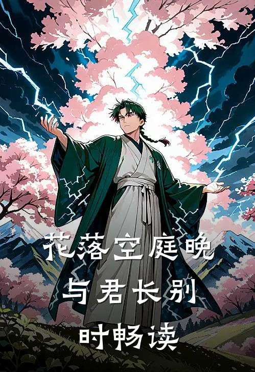 花落空庭晚，与君长别时畅读