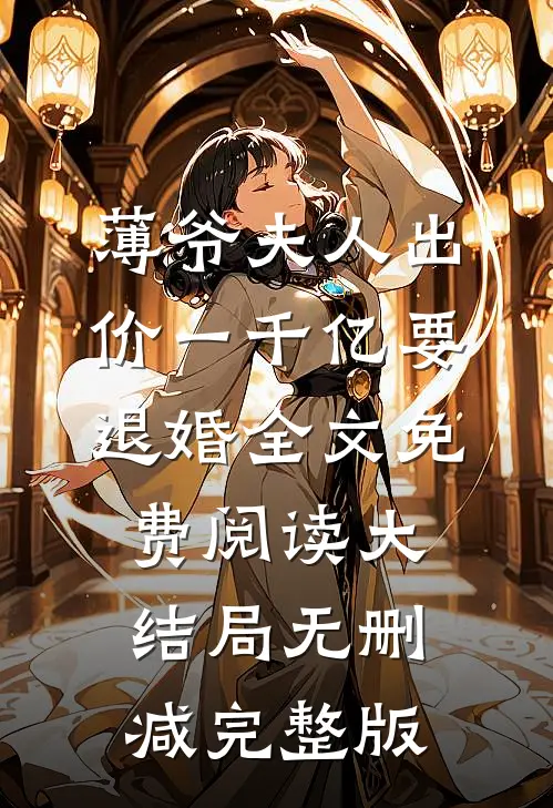 薄爷夫人出价一千亿要退婚