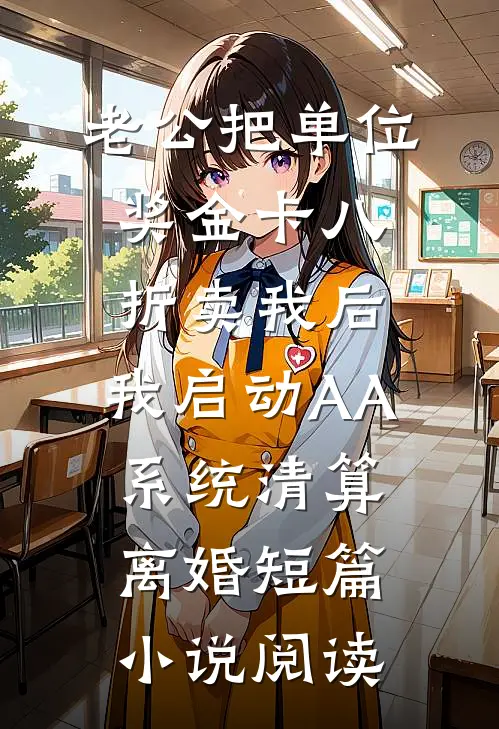 老公把单位奖金卡八折卖我后，我启动AA系统清算离婚短篇小说阅读