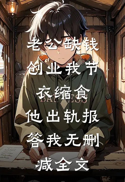 老公缺钱创业我节衣缩食，他出轨报答我无删减全文