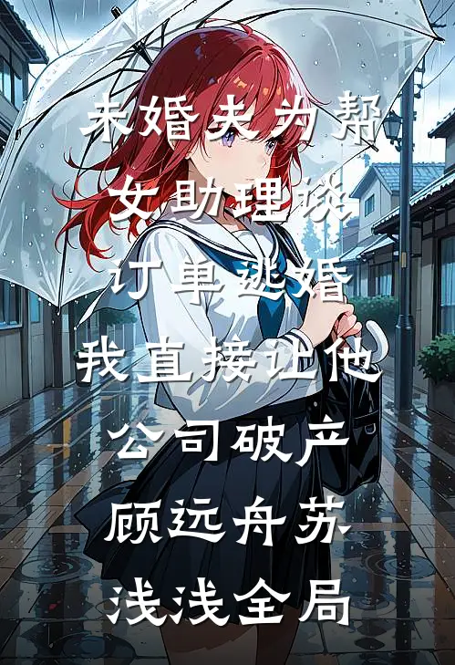 未婚夫为帮女助理谈订单逃婚，我直接让他公司破产顾远舟苏浅浅全局