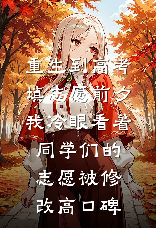 重生到高考填志愿前夕，我冷眼看着同学们的志愿被修改高口碑