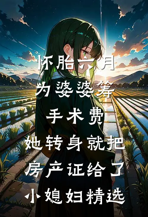 怀胎六月为婆婆筹手术费，她转身就把房产证给了小媳妇精选