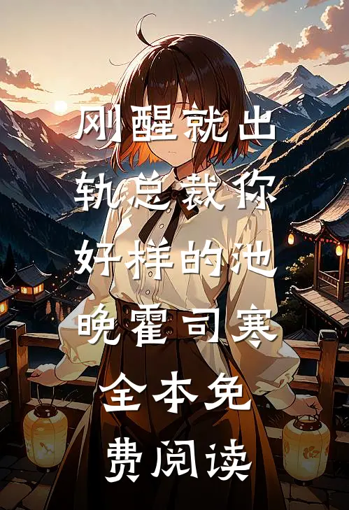 刚醒就出轨总裁你好样的池晚霍司寒全本免费阅读