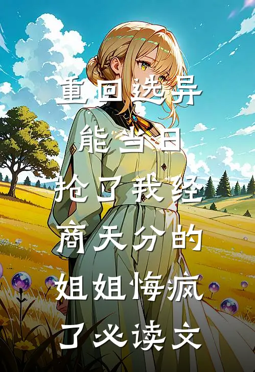 重回选异能当日，抢了我经商天分的姐姐悔疯了必读文