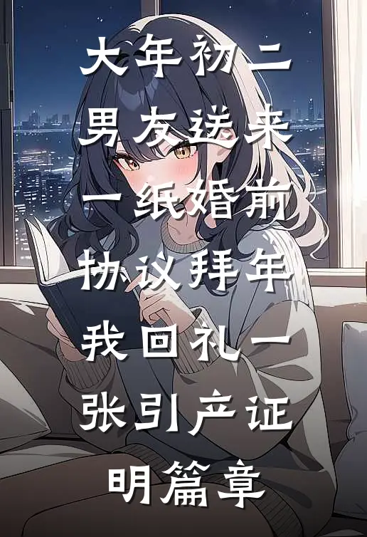 大年初二男友送来一纸婚前协议拜年，我回礼一张引产证明篇章