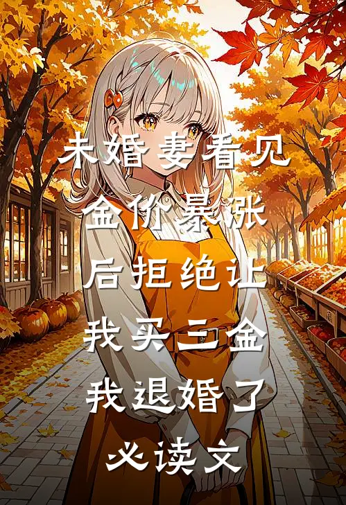 未婚妻看见金价暴涨后拒绝让我买三金，我退婚了必读文