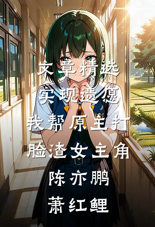 文章精选实现遗愿,我帮原主打脸渣女 主角:陈亦鹏萧红鲤