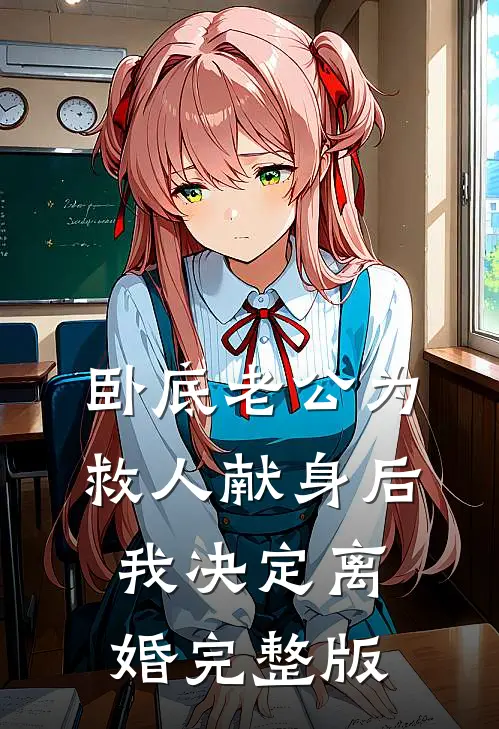 卧底老公为救人献身后，我决定离婚完整版
