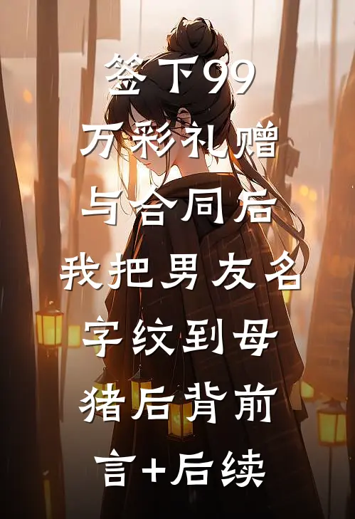 签下99万彩礼赠与合同后，我把男友名字纹到母猪后背前言+后续