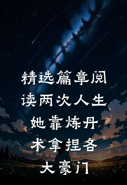 精选篇章阅读两次人生：她靠炼丹术拿捏各大豪门