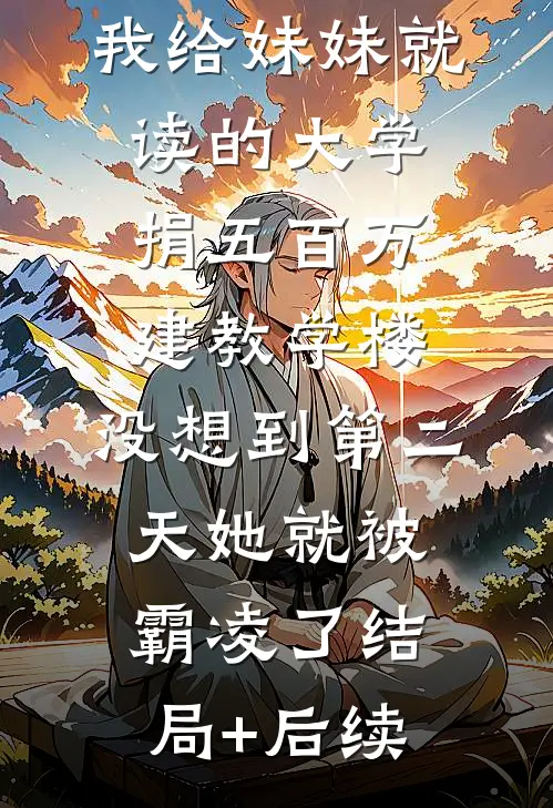 我给妹妹就读的大学捐五百万建教学楼，没想到第二天她就被霸凌了结局+后续