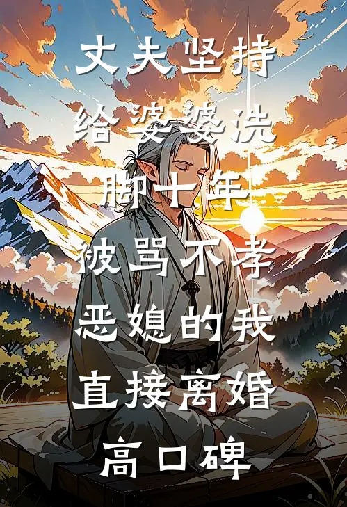丈夫坚持给婆婆洗脚十年，被骂不孝恶媳的我直接离婚高口碑