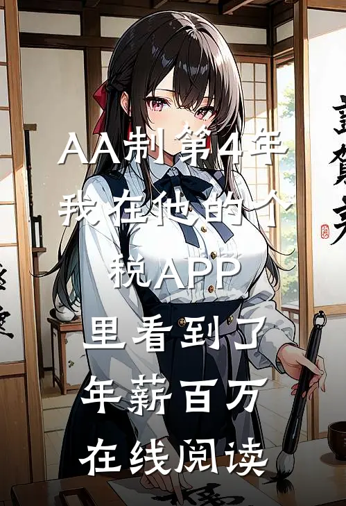 AA制第4年，我在他的个税APP里看到了年薪百万在线阅读
