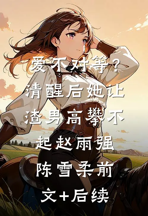 爱不对等？清醒后她让渣男高攀不起赵雨强陈雪柔前文+后续