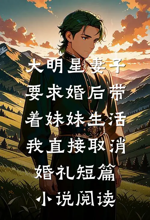 大明星妻子要求婚后带着妹妹生活，我直接取消婚礼短篇小说阅读