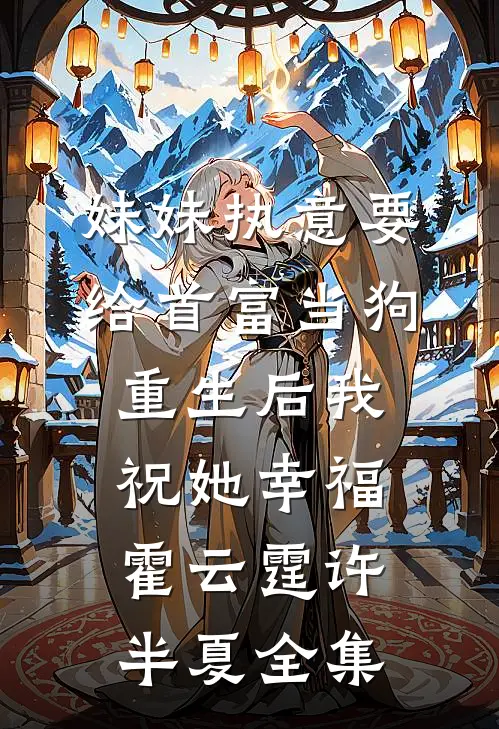妹妹执意要给首富当狗，重生后我祝她幸福霍云霆许半夏 全集