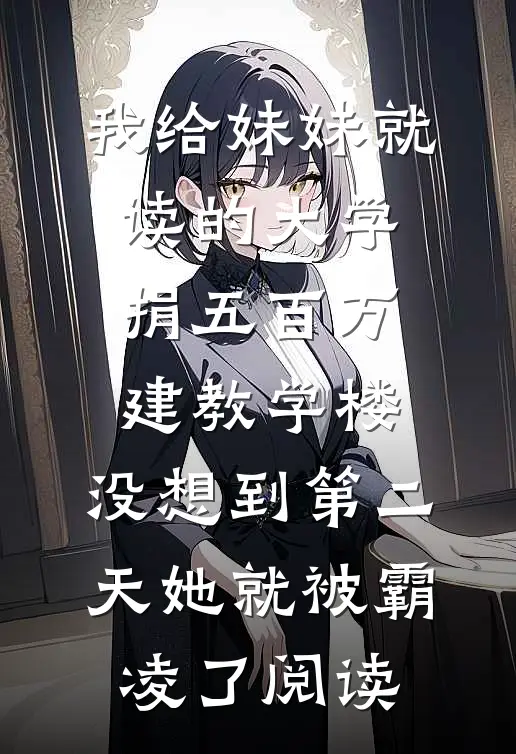 我给妹妹就读的大学捐五百万建教学楼，没想到第二天她就被霸凌了阅读