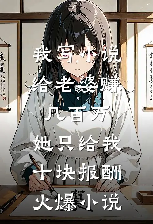 我写小说给老婆赚几百万，她只给我十块报酬火爆小说