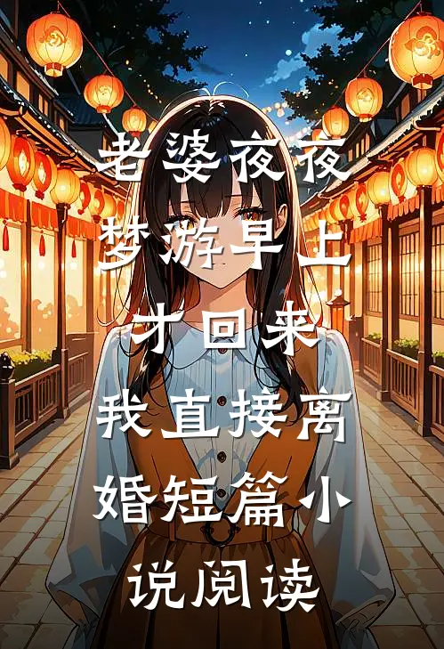 老婆夜夜梦游早上才回来，我直接离婚短篇小说阅读