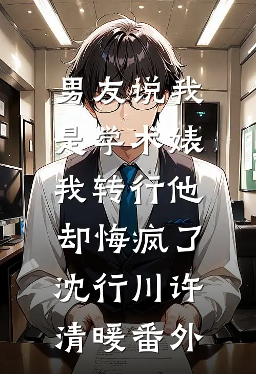 男友说我是学术婊，我转行他却悔疯了沈行川许清暖番外