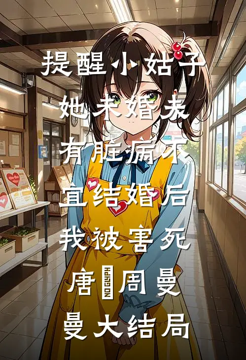 提醒小姑子她未婚夫有脏病不宜结婚后，我被害死唐婳周曼曼大结局