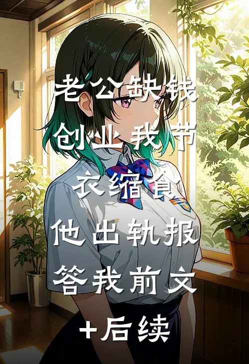 老公缺钱创业我节衣缩食，他出轨报答我前文+后续