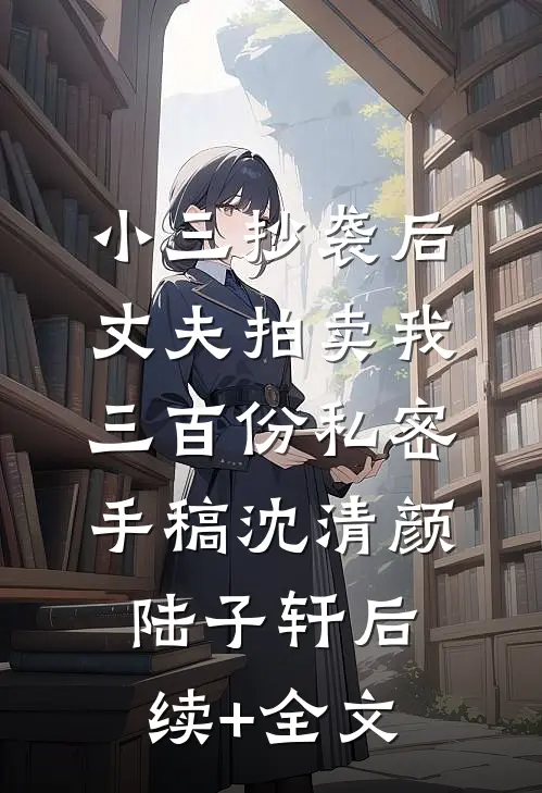 小三抄袭后，丈夫拍卖我三百份私密手稿沈清颜陆子轩后续+全文