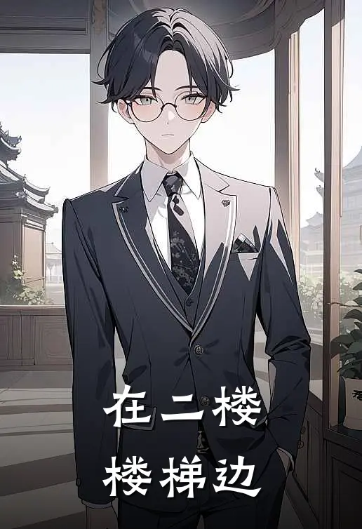 在二楼楼梯边