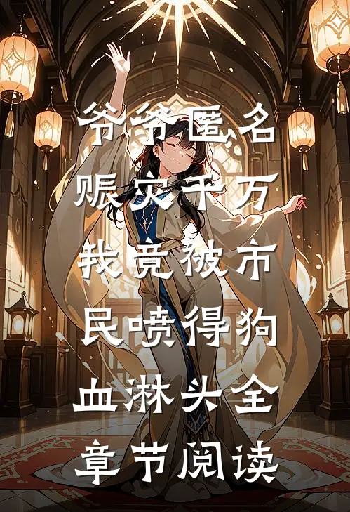 爷爷匿名赈灾千万，我竟被市民喷得狗血淋头全章节阅读