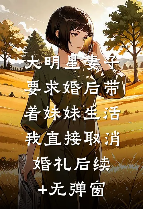 大明星妻子要求婚后带着妹妹生活，我直接取消婚礼后续+无弹窗