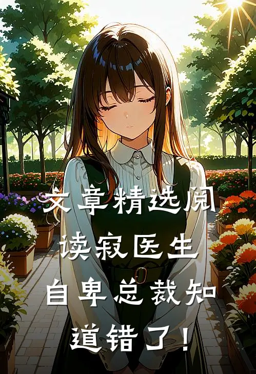 文章精选阅读寂医生，自卑总裁知道错了！