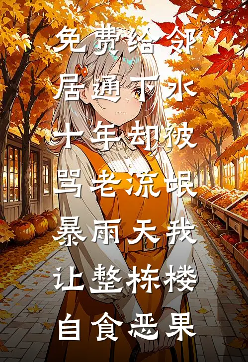 免费给邻居通下水十年却被骂老流氓，暴雨天我让整栋楼自食恶果